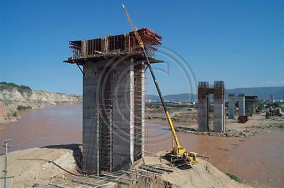 New bridge over the Yellow River