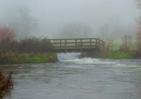 Misty Day at the Hatches, Hanging Langford.