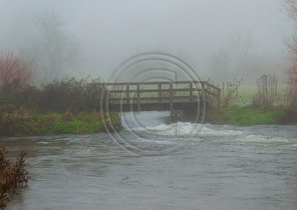 Misty Day at the Hatches, Hanging Langford.