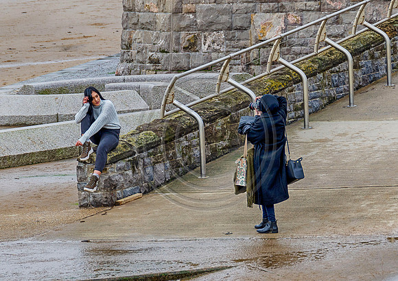 photographing people