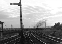 Crosti 9f passing through Mangotsfield Station 1960ss