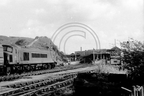 Peak passing through Mangotsfield Station  1960's